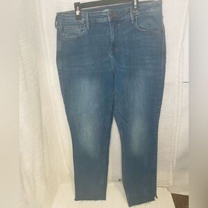 Old Navy Dark Blue Ankle Women's Jeans